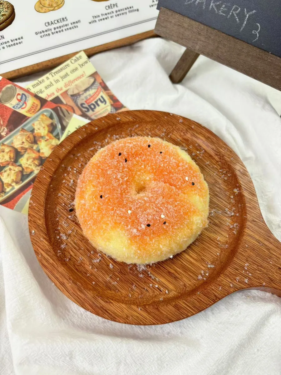 Big Coconut Bagel Squishy Toy - image 1
