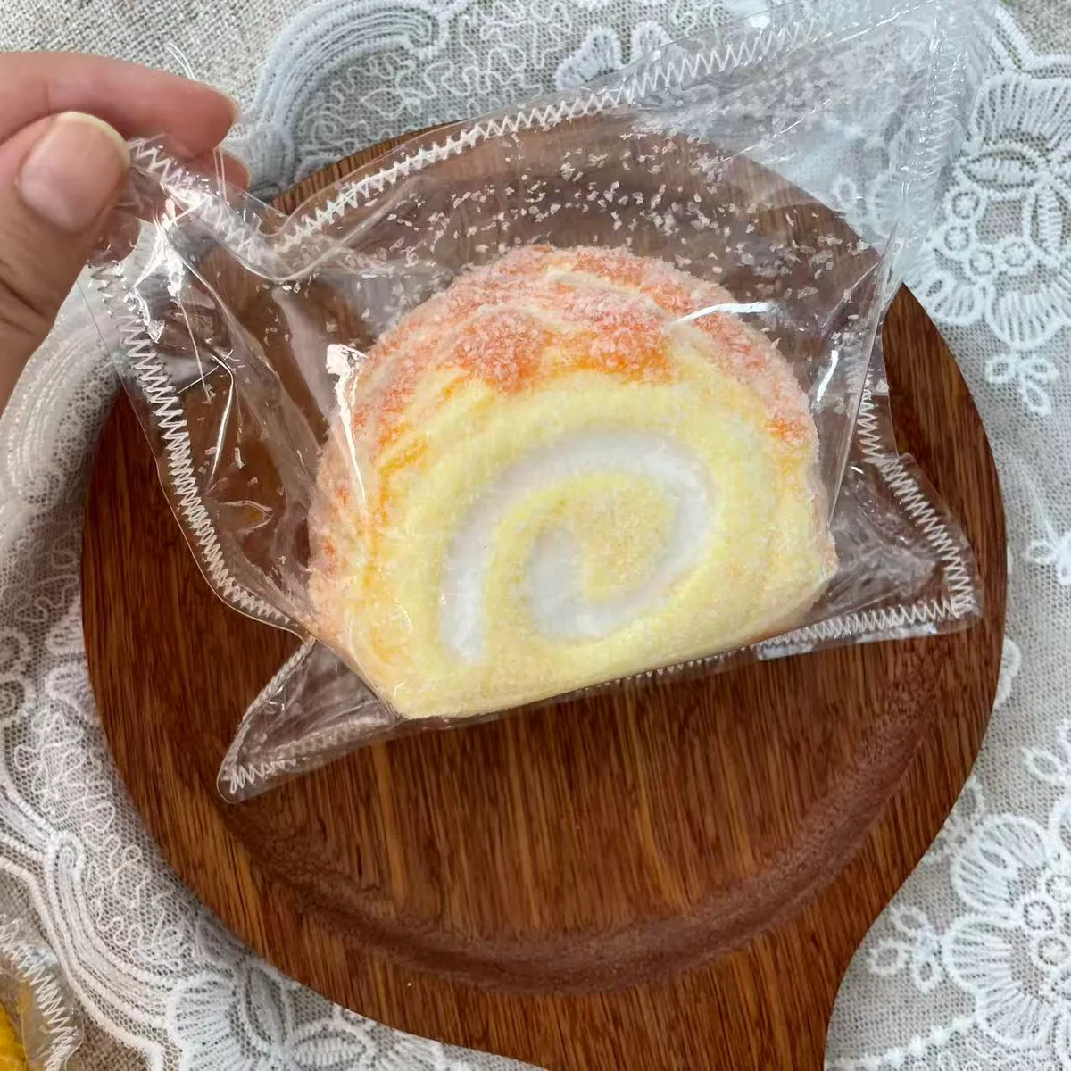 Tiger-Skin Swiss Roll Squishy Toy - image 1