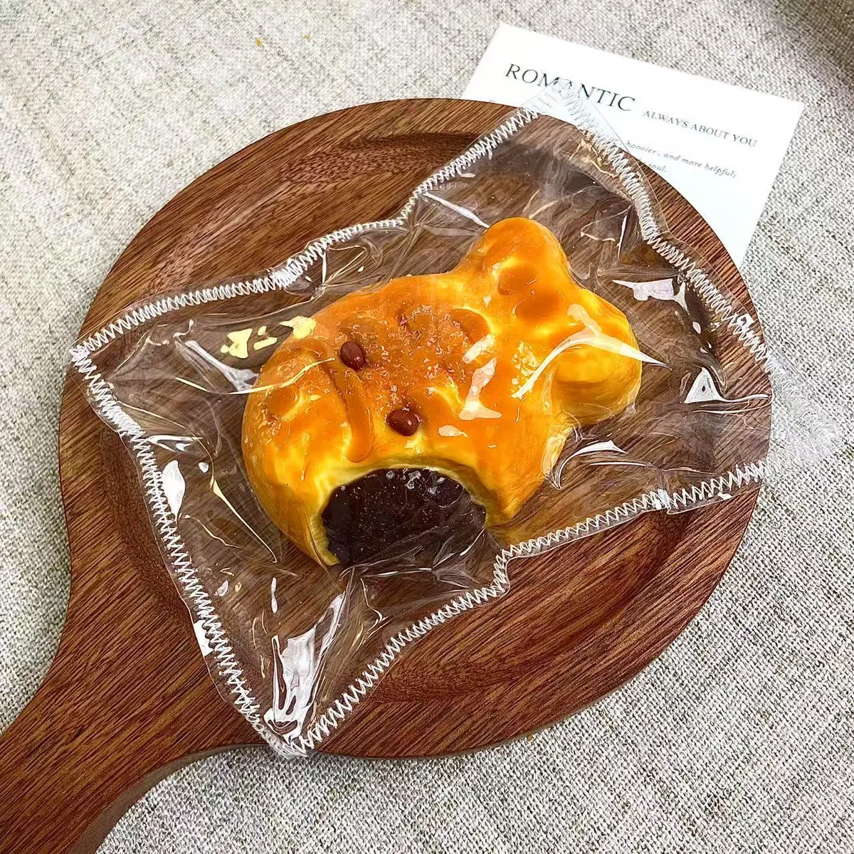 Red Bean Paste Fish Mochi Squishy Toy - image 1
