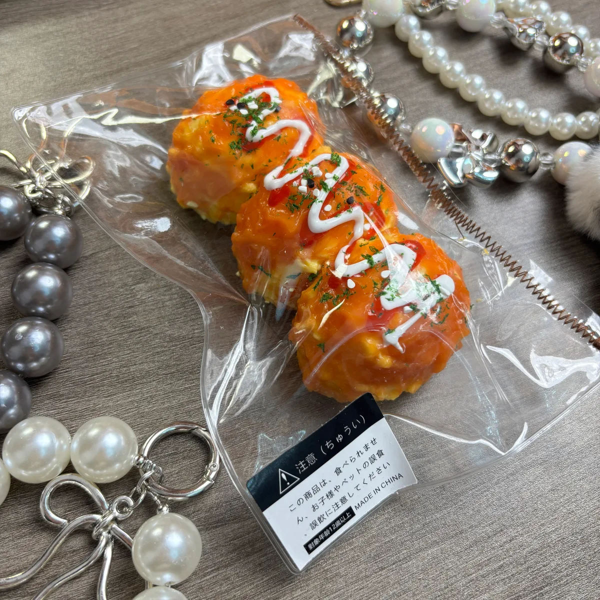 Triple Takoyaki Squishy Toy - image 1