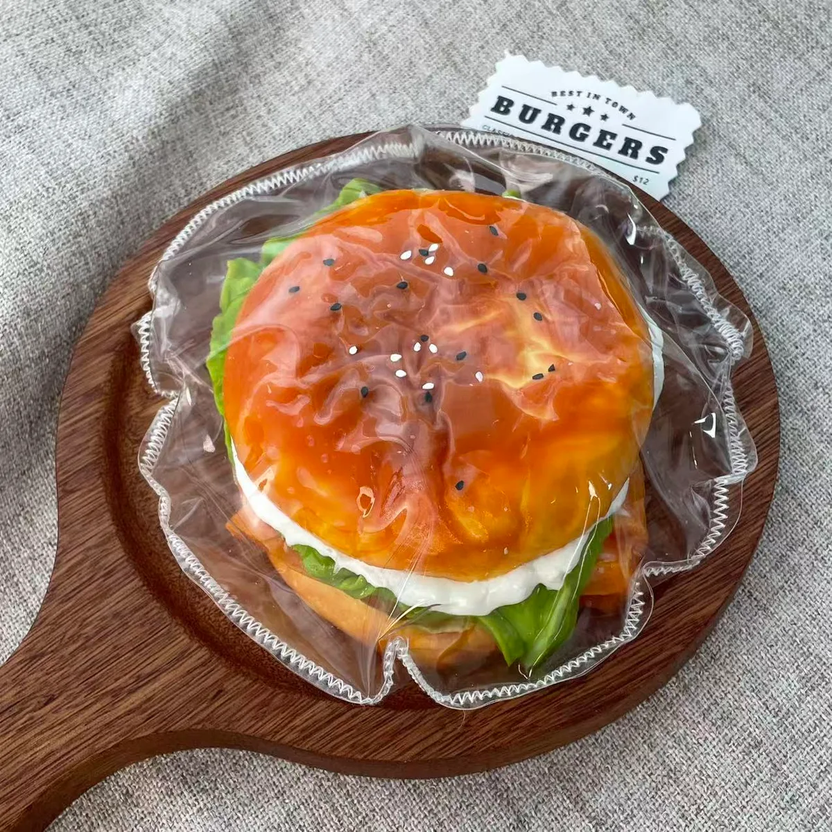 Big Burger Squishy Toy - image 1