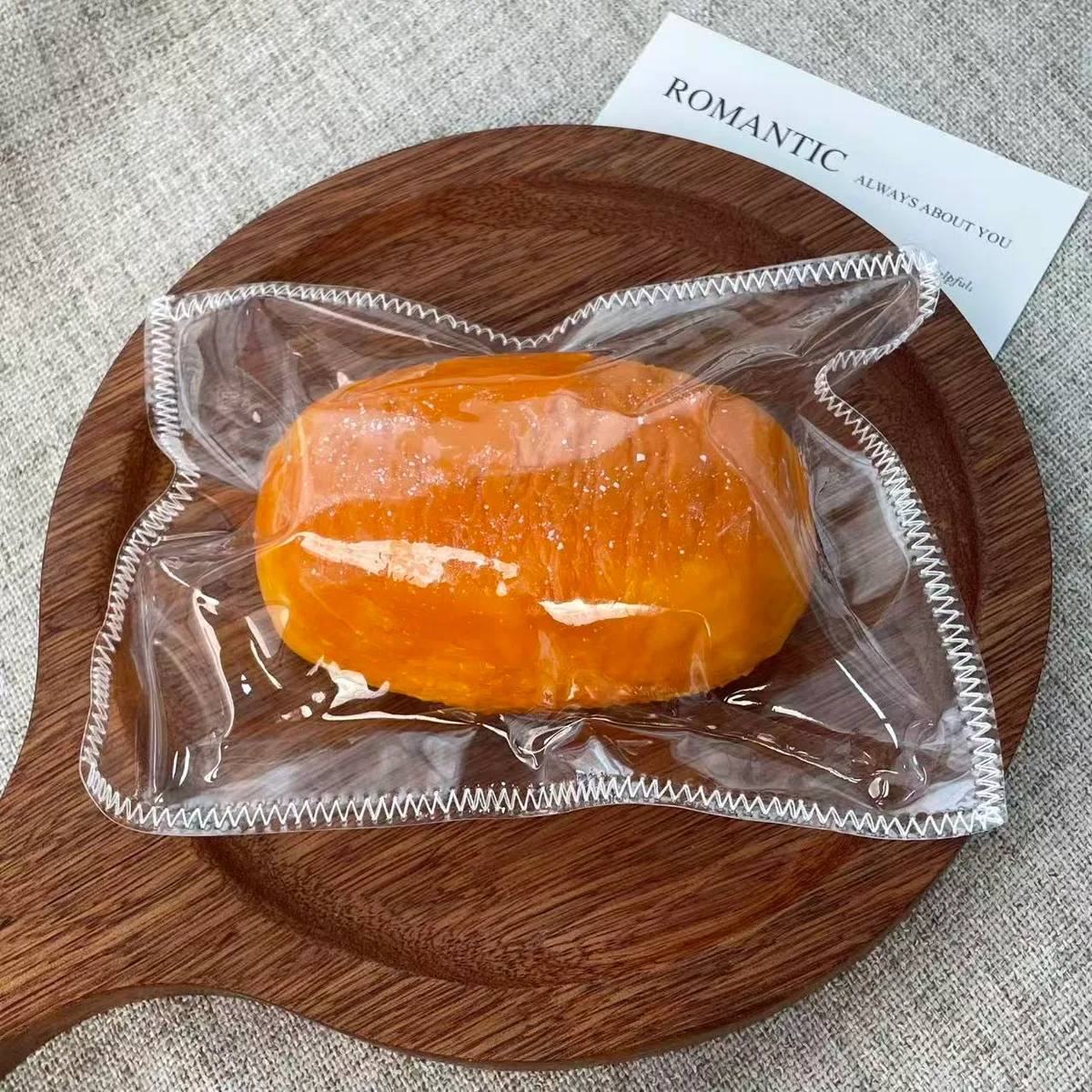 Wrinkled Bread Squishy Toy - image 1