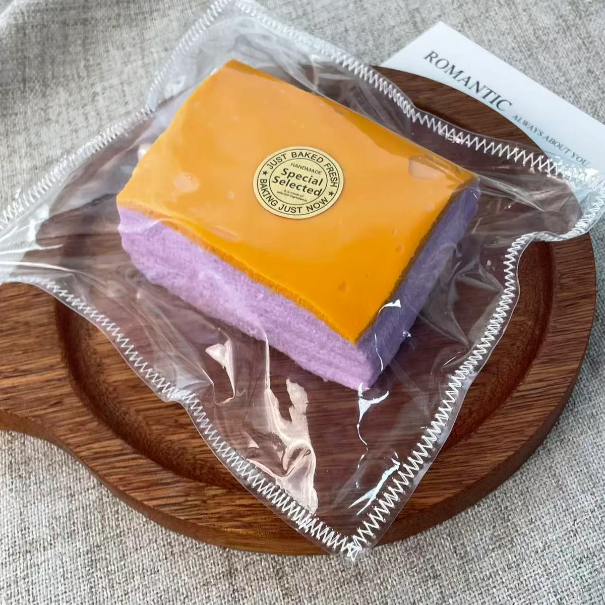 Taro Classic Cake Squishy Toy - image 1