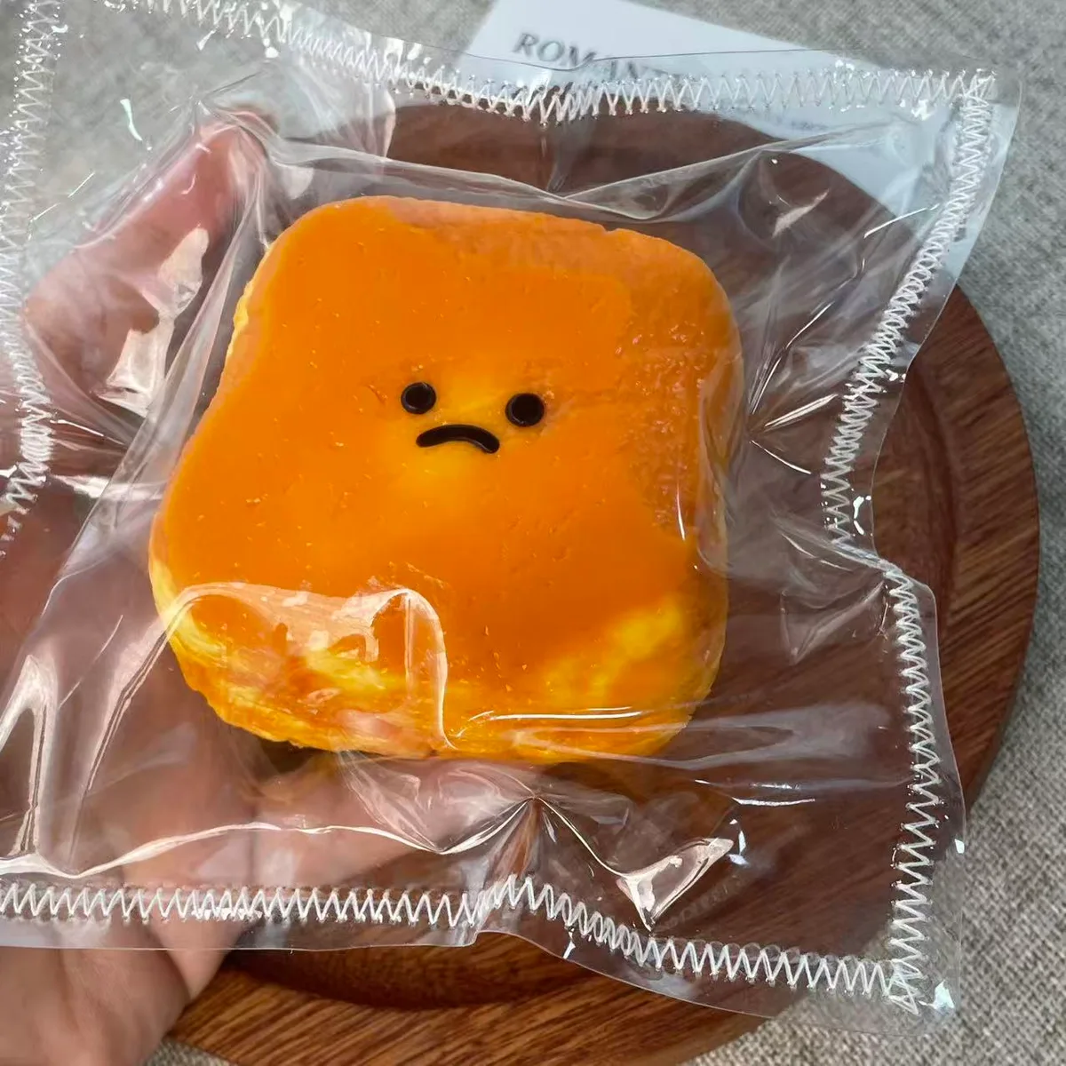 Grumpy Bread Squishy Toy - image 1