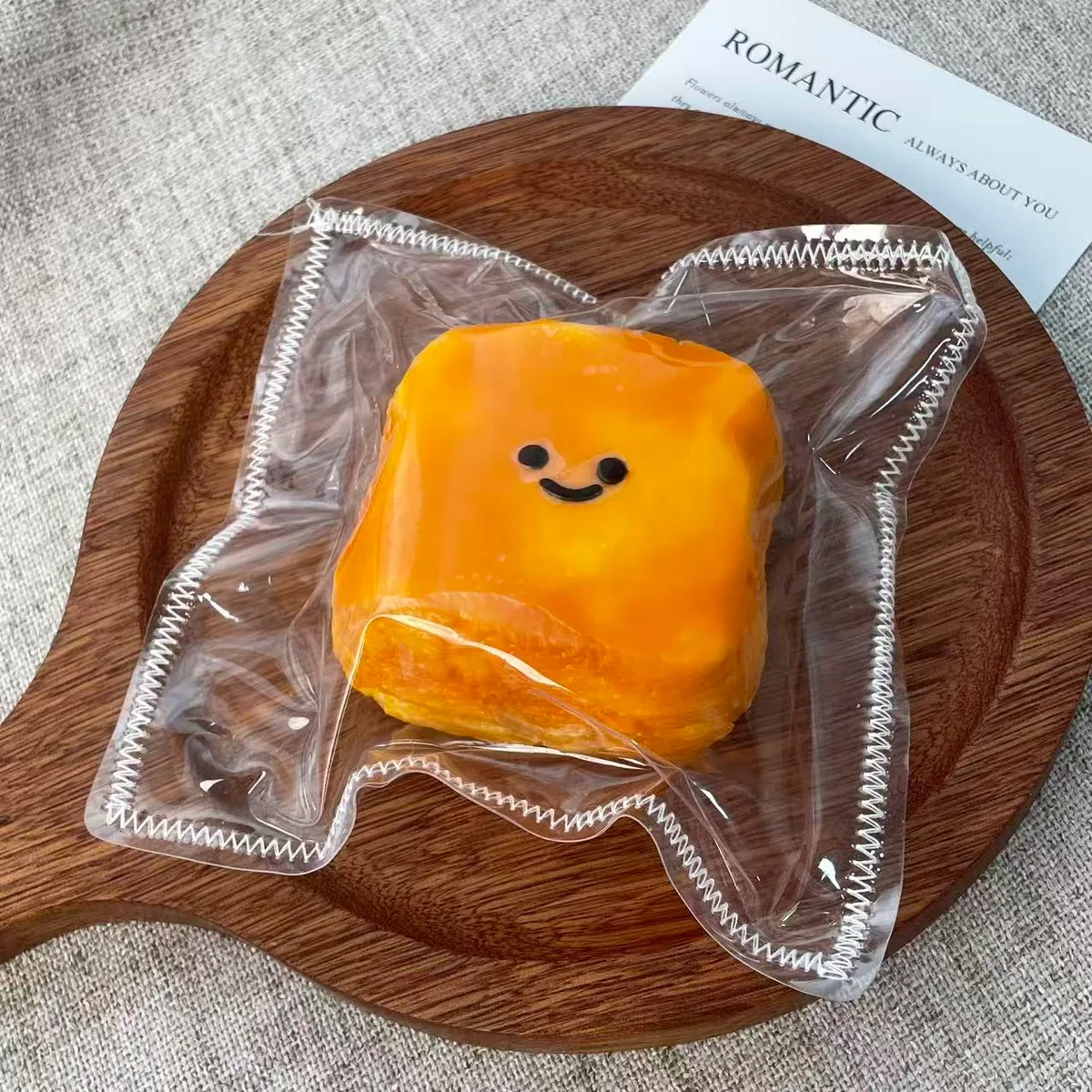 Smiley Bread Squishy Toy - image 1
