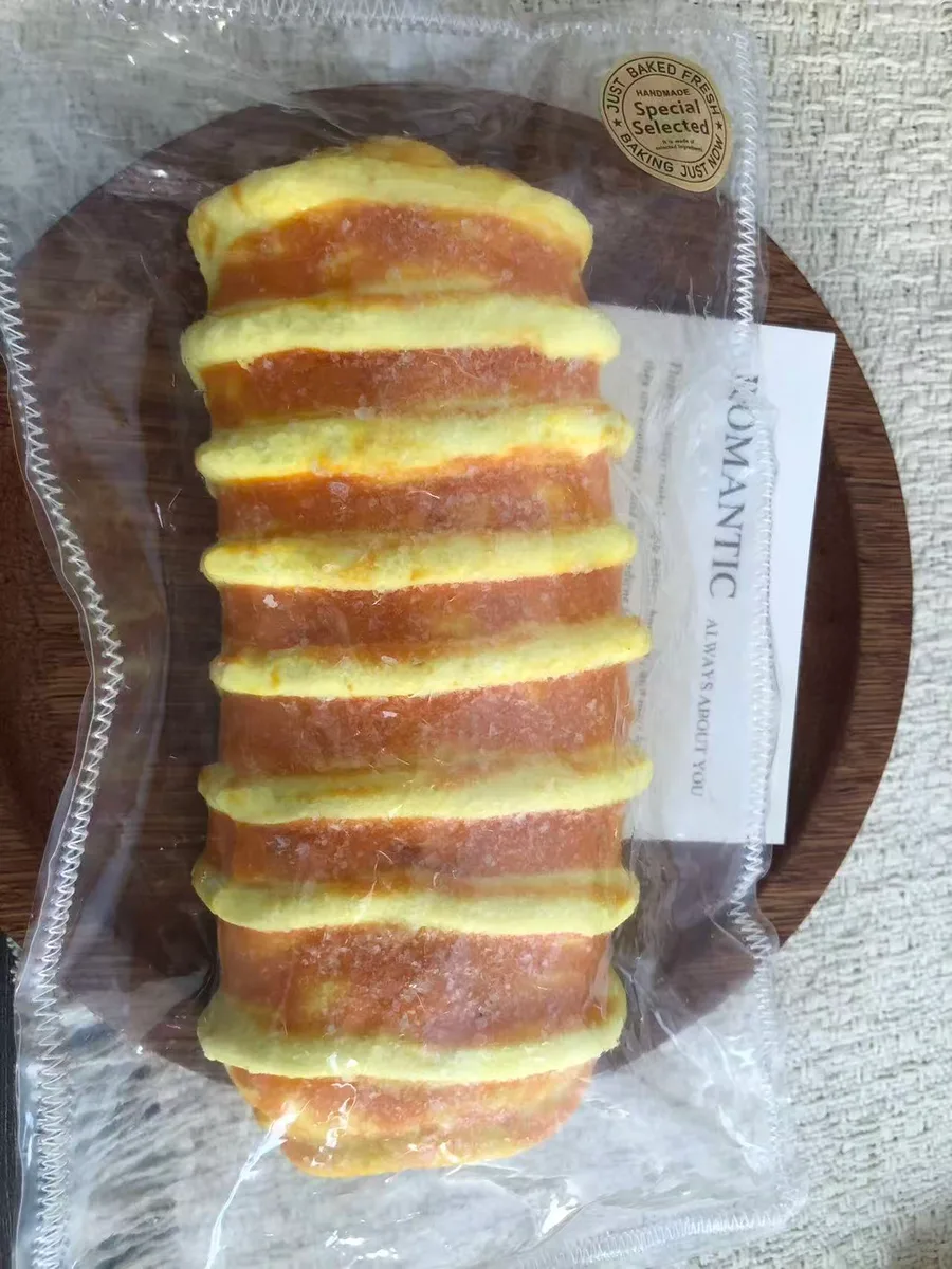 Jumbo Caterpillar Bread Squishy Toy - image 1