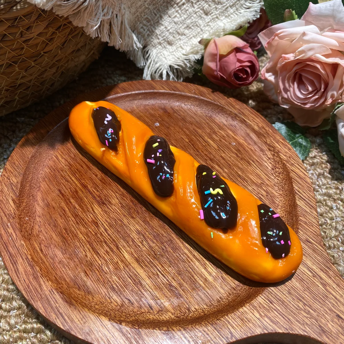 Chocolate Baguette Squishy Toy - image 1