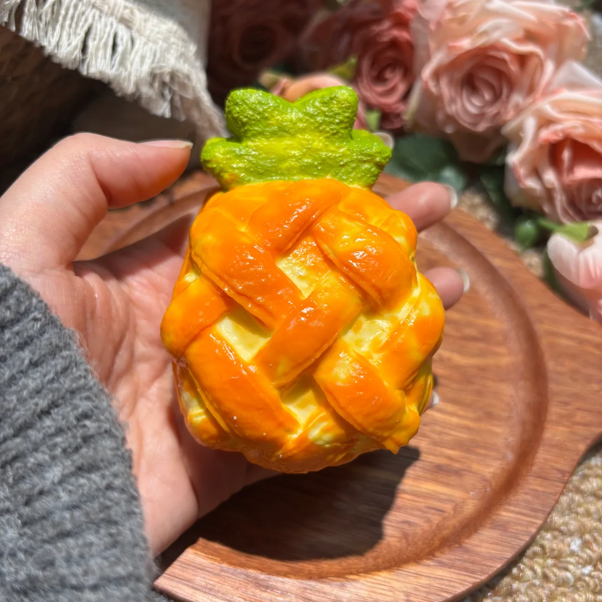 Big Deep-Sea Pineapple Bread Squishy Toy - image 1