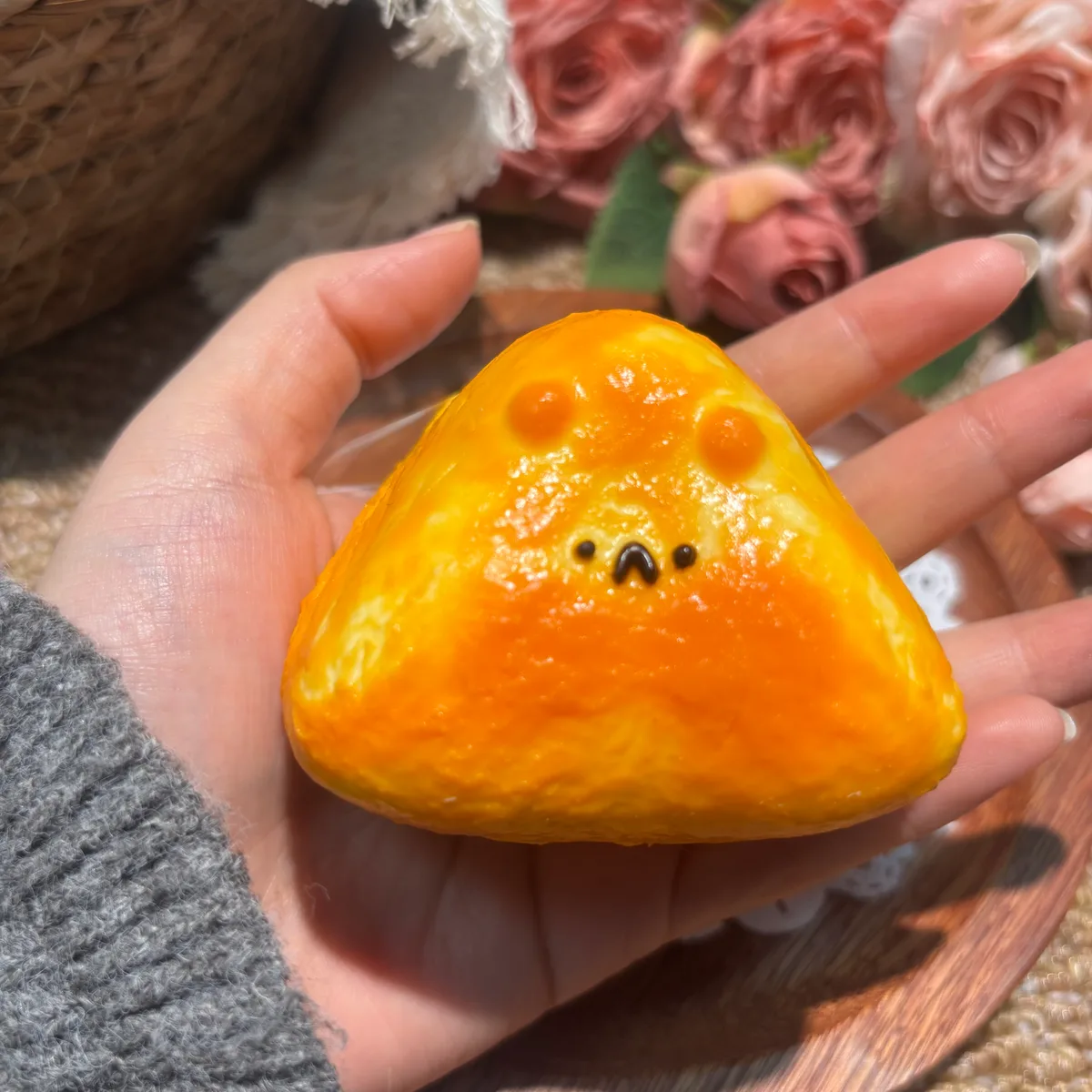 Triangle Mouse Bread Squishy Toy - image 1