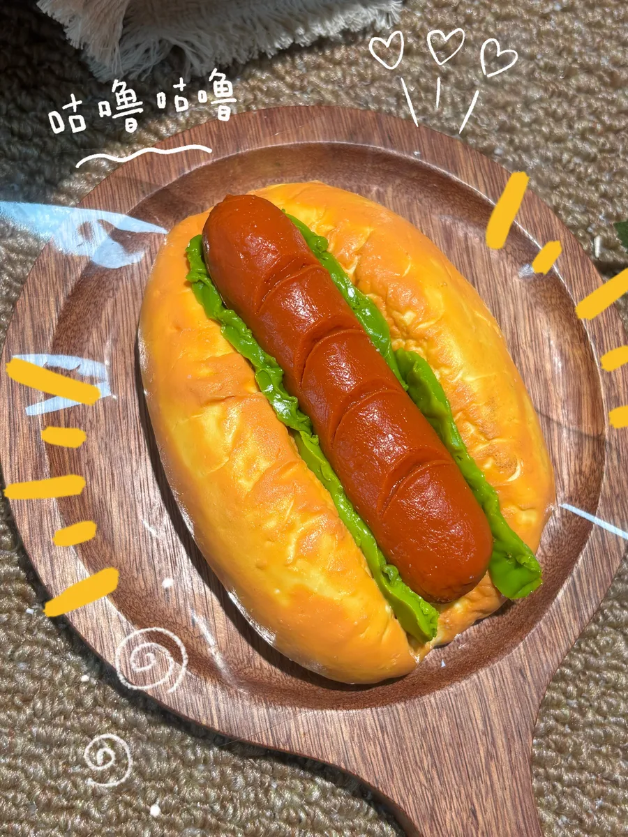 Jumbo Sausage Bread Squishy Toy - image 1