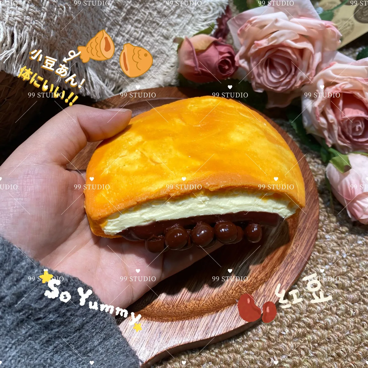 Japanese Red Bean Dorayaki Squishy Toy - image 1