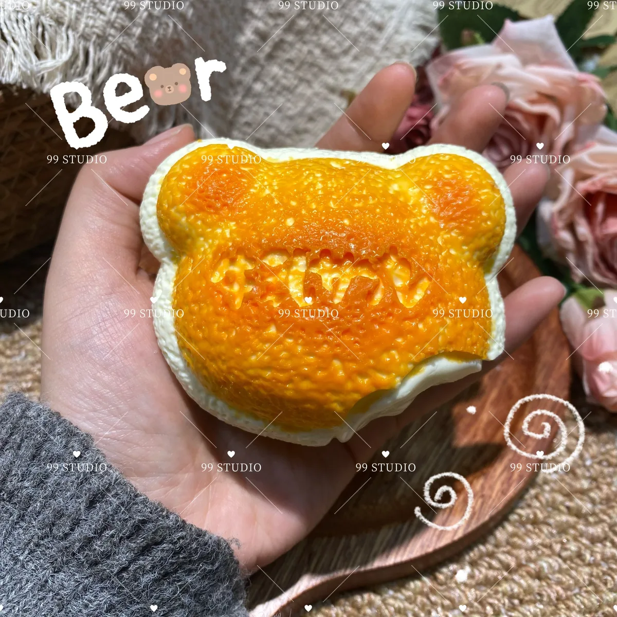 Bear Milk Cream Bread Squishy Toy - image 1