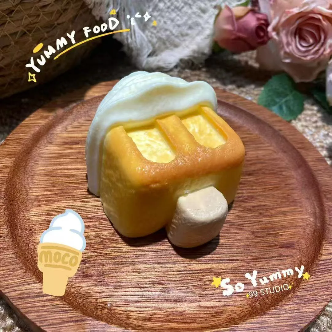 Snow-Top Bread Squishy Toy - image 1
