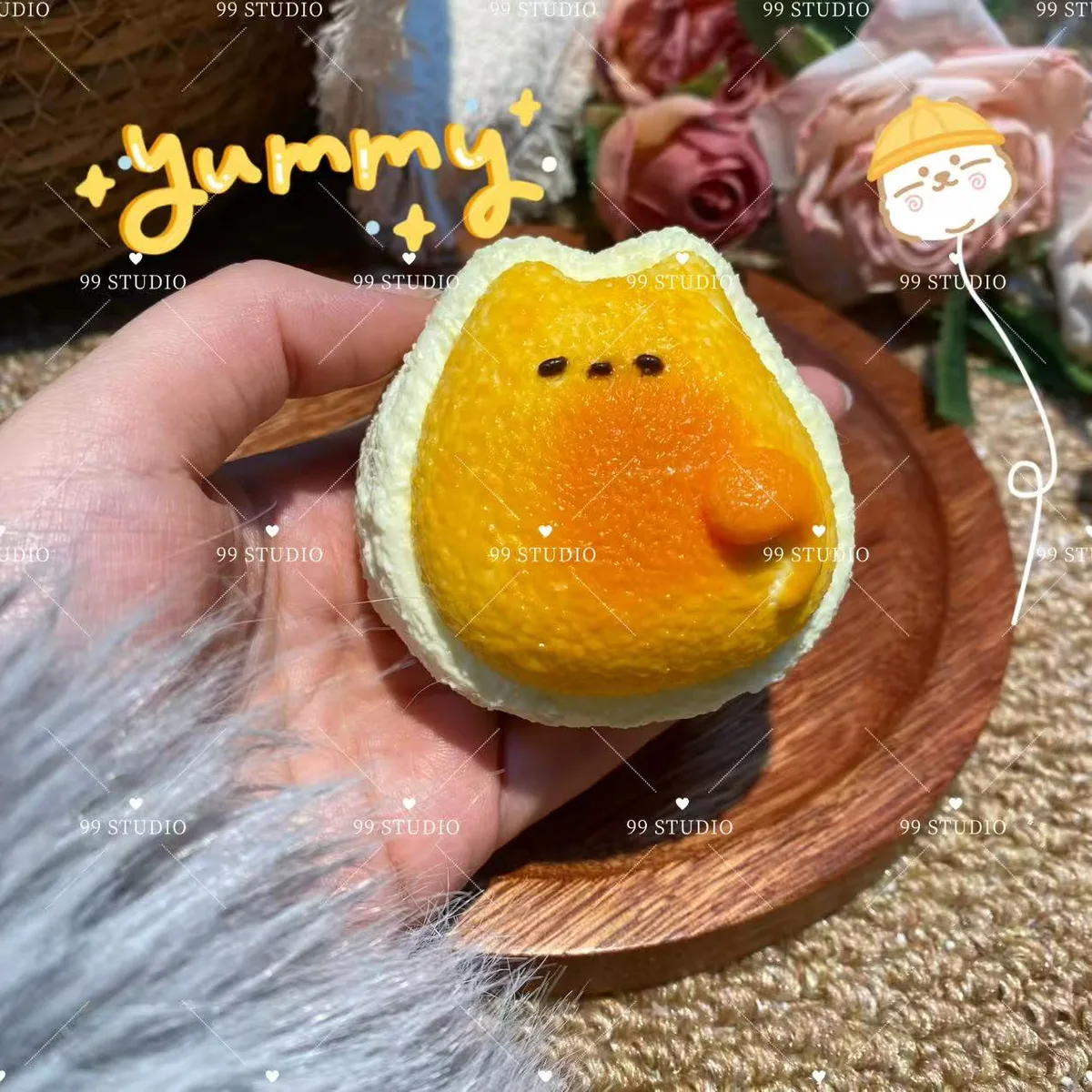 Sleepy Cat Cake Squishy Toy - image 1