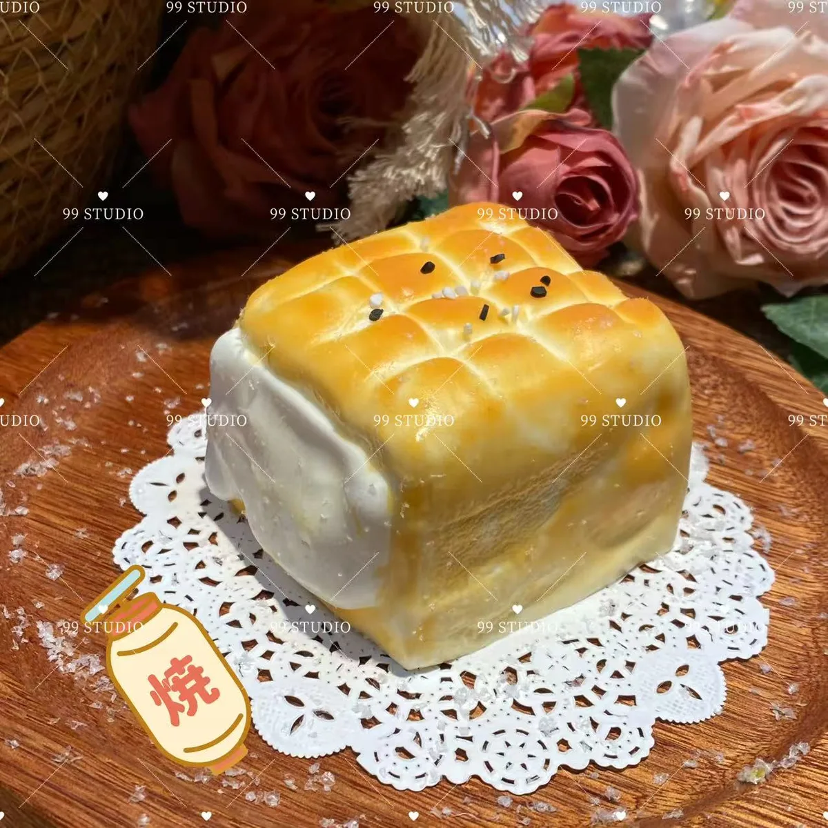 Japanese Lava-Grilled Tofu Squishy Toy - image 1