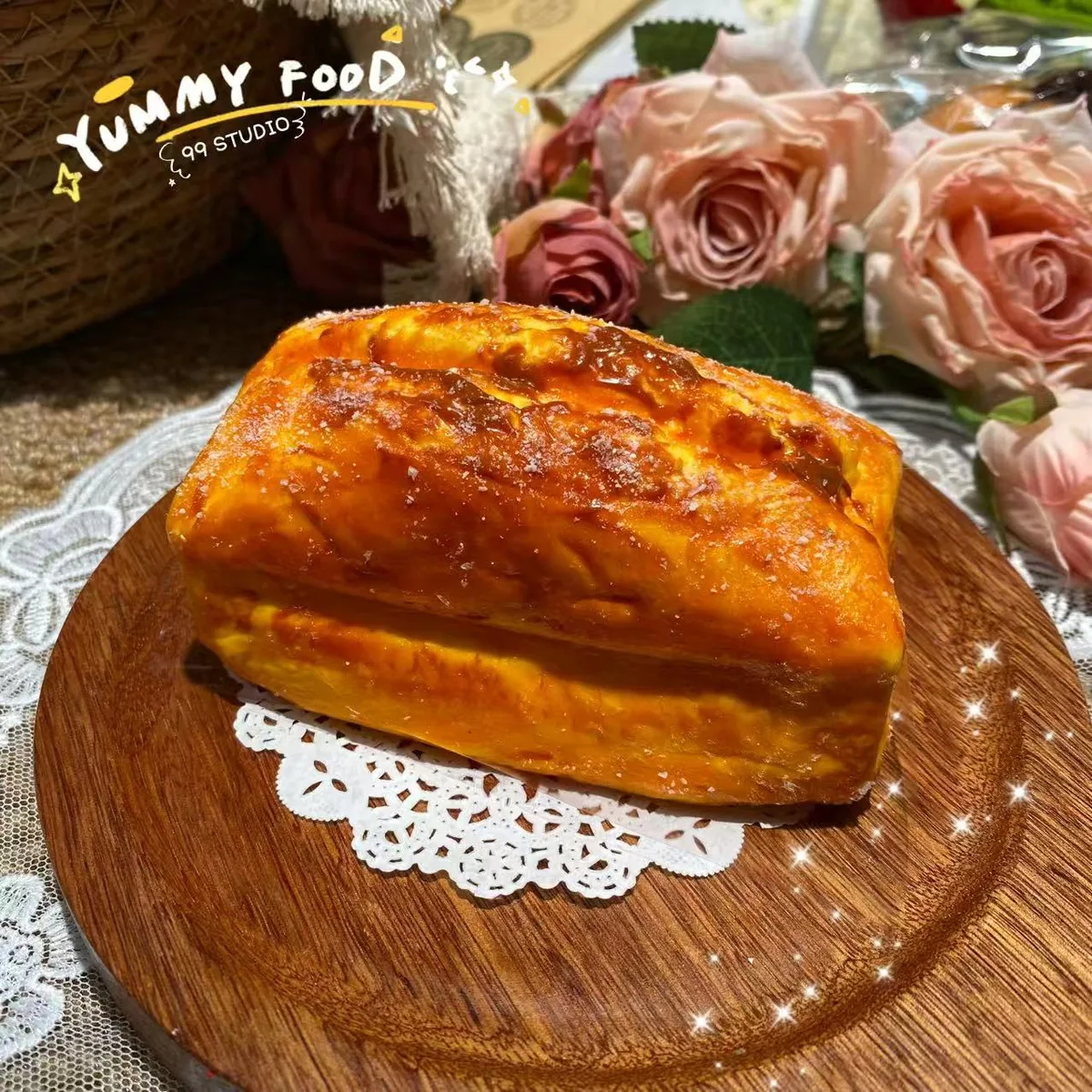 Super Big Jumbo Pound Cake Toast Squishy Toy - image 1