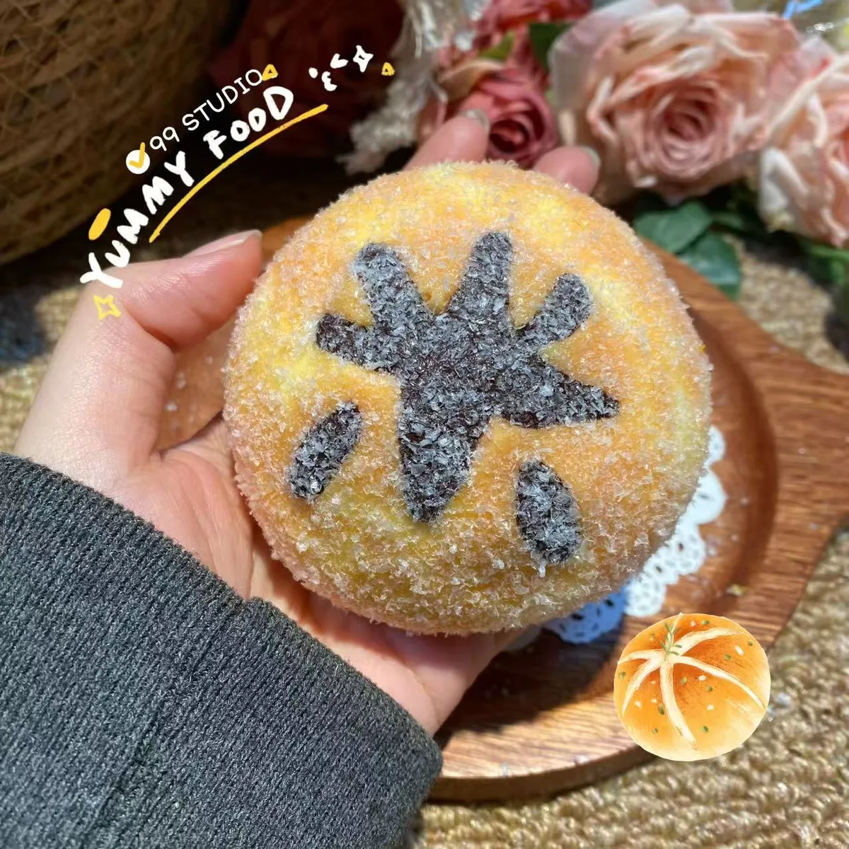 Chocolate Rice Bread Squishy Toy - image 1