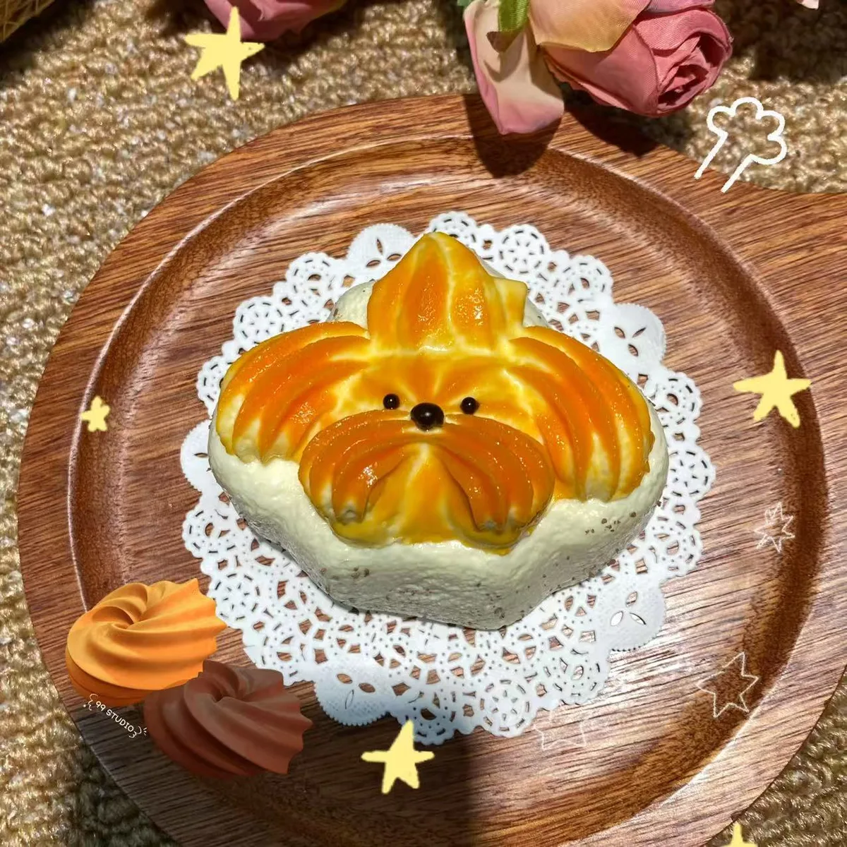 Doggy Cookie Cream Cake Squishy Toy - image 1