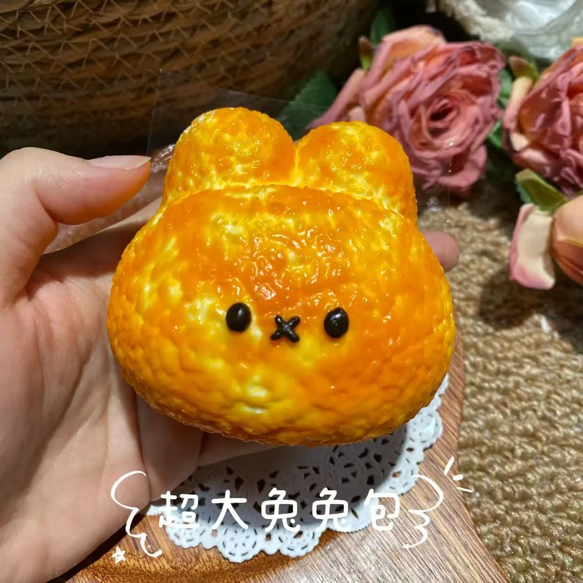 Super Big Bunny Bun Squishy Toy - image 1