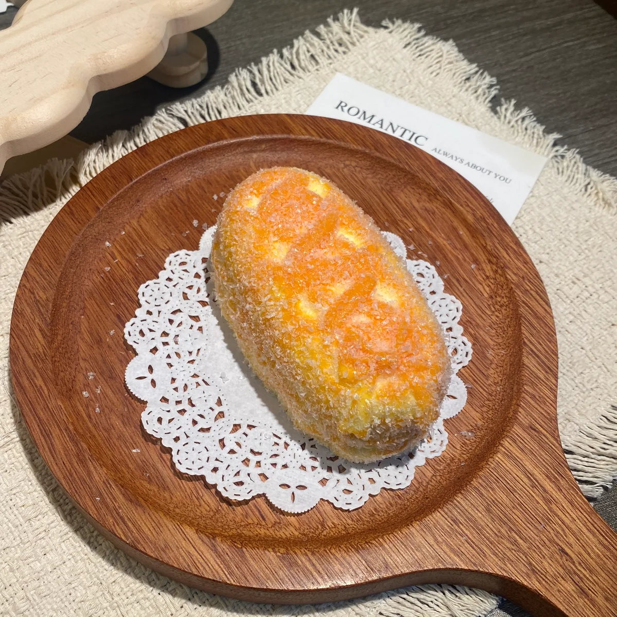 Bow Dinner Roll Squishy Toy - image 1