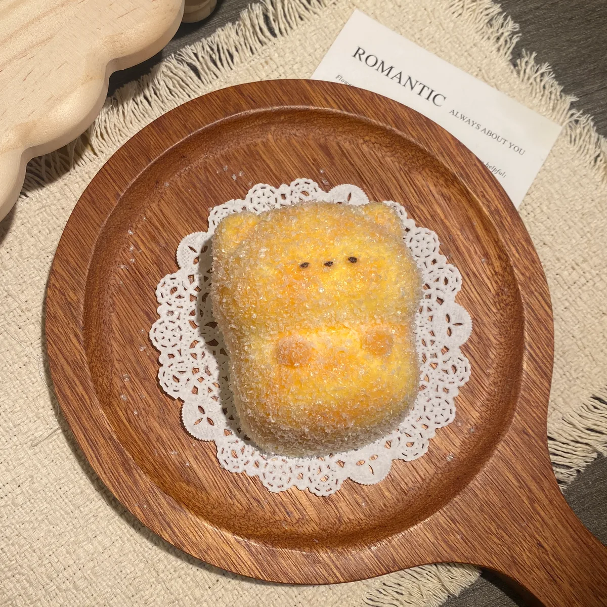 Sleepy Bear Bread Squishy Toy - image 1
