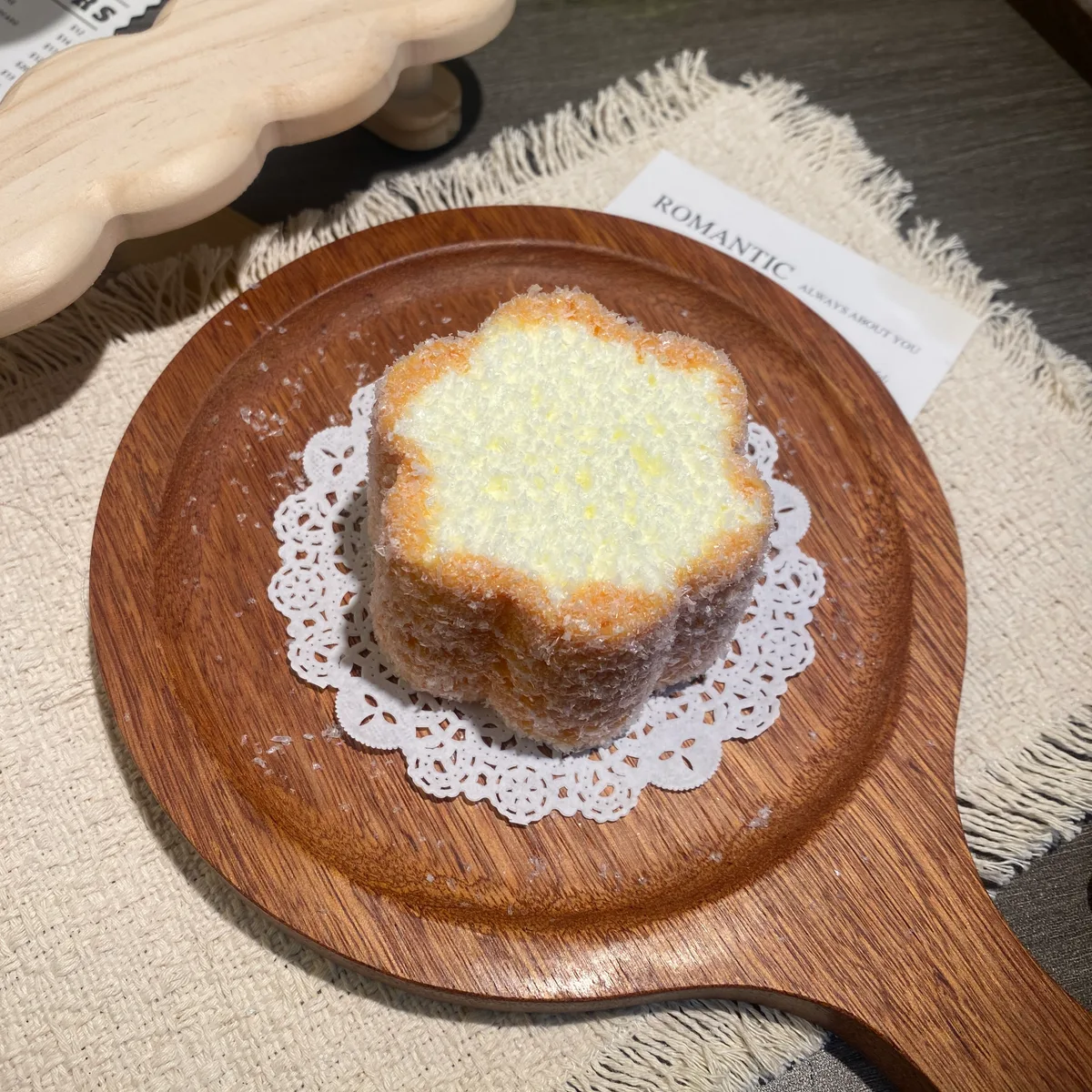 Super Thick Flower Toast Squishy Toy - image 1