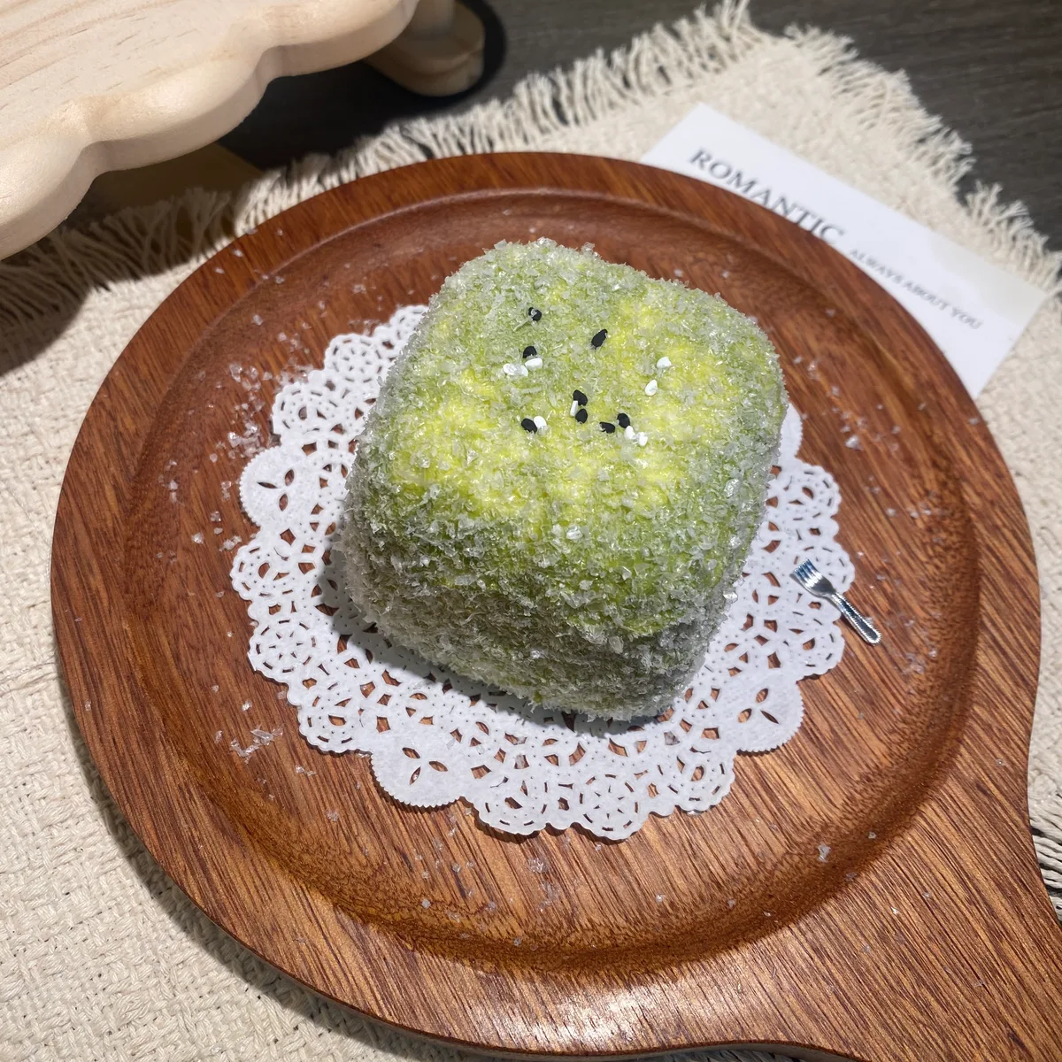 Matcha Milk Skin Bun Squishy Toy - image 1