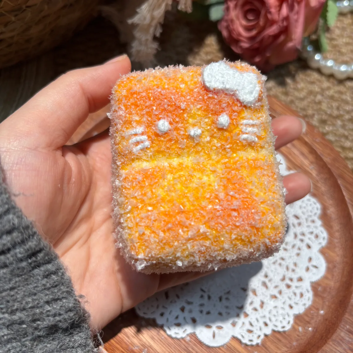Long Kitty Stick Bread Squishy Toy - image 1