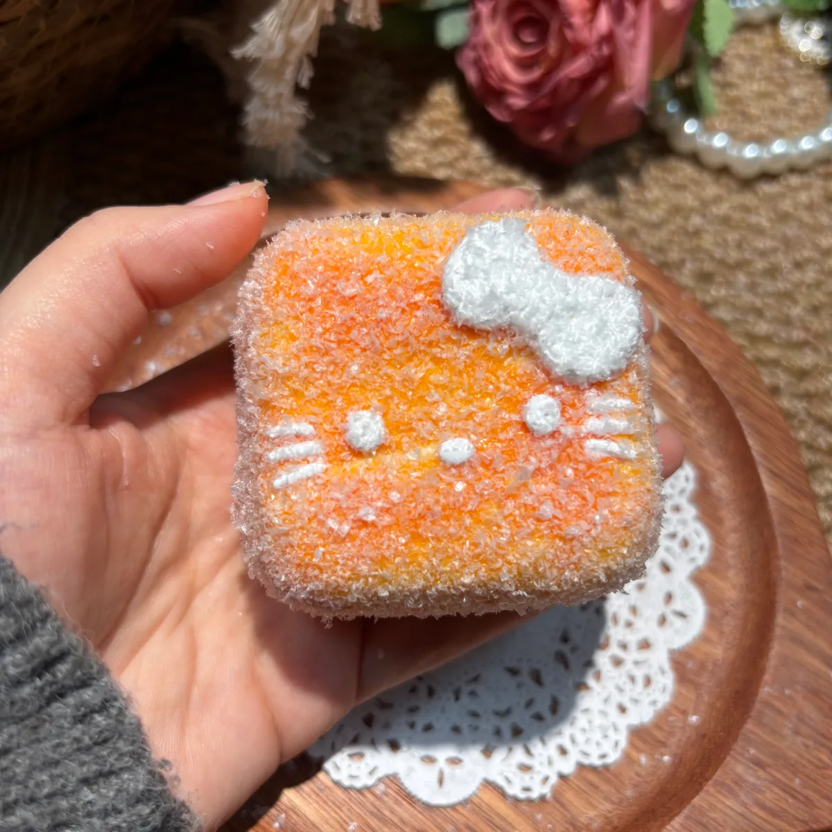 Kitty Square Bread Squishy Toy - image 1