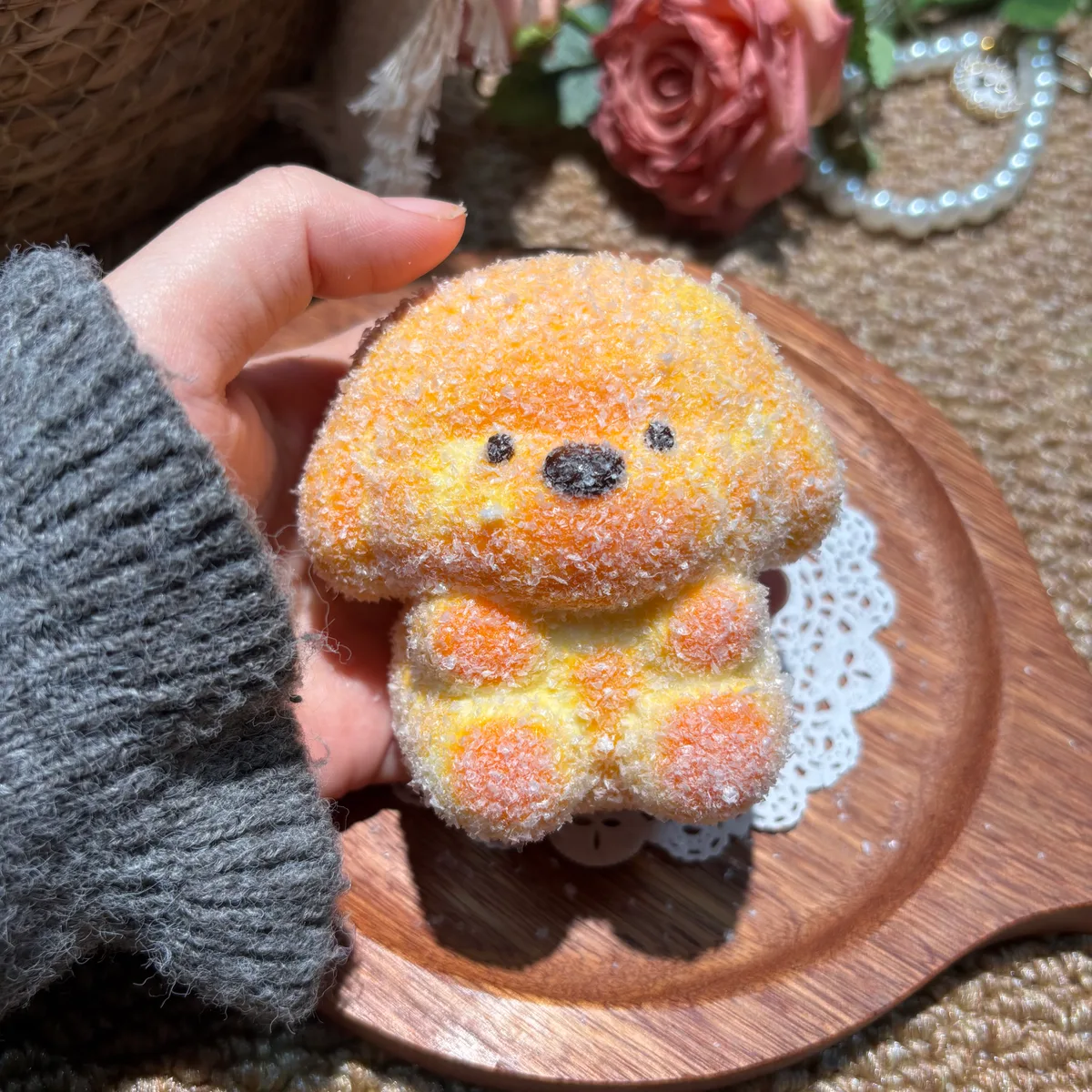 Super Thick Doggy Bread Squishy Toy - image 1