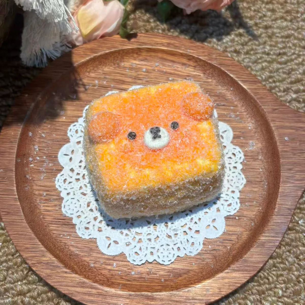 Square Puppy Cake Squishy Toy - image 1
