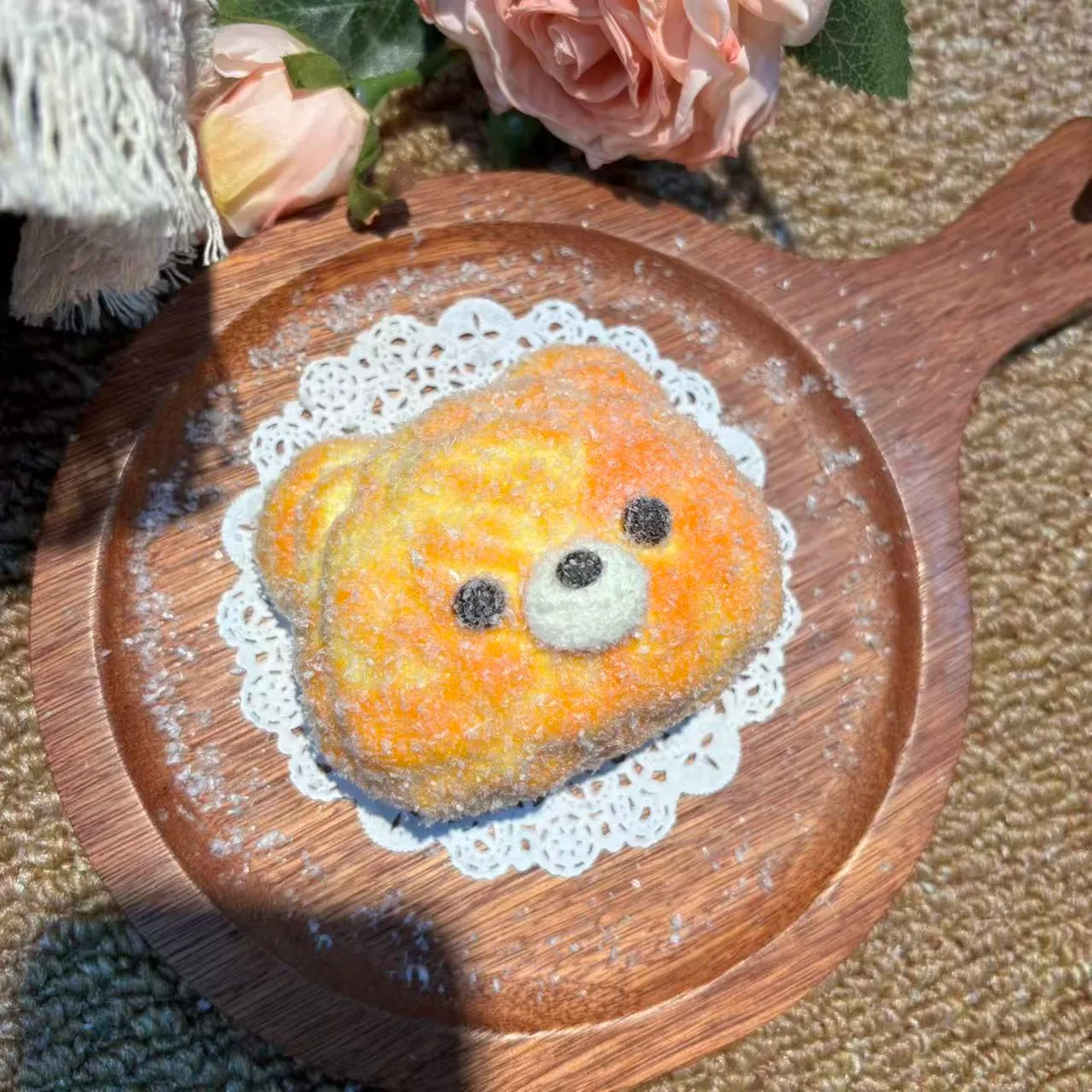 Super Big Bear Head Bread Squishy Toy - image 1