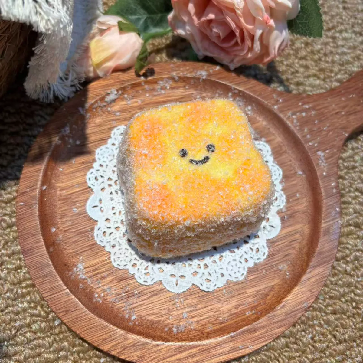 Smiley Toast Squishy Toy - image 1