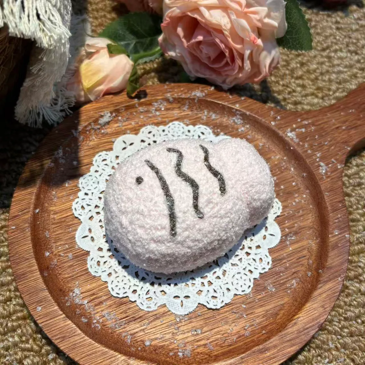 Strawberry Milk Fish Bread Squishy Toy - image 1