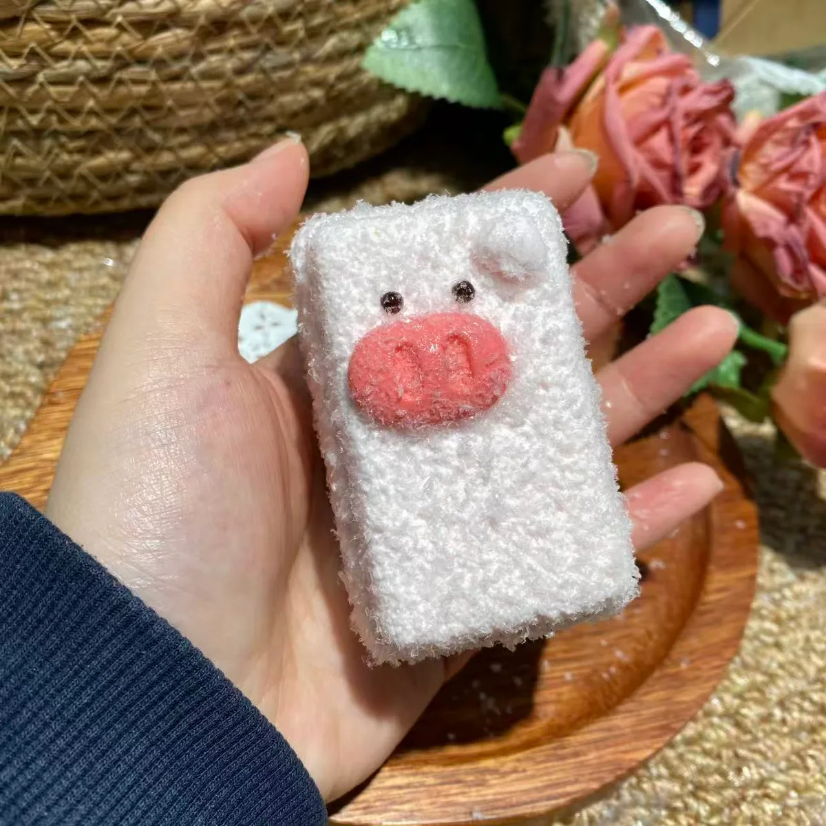 Piggy Toast Stick Squishy Toy - image 1