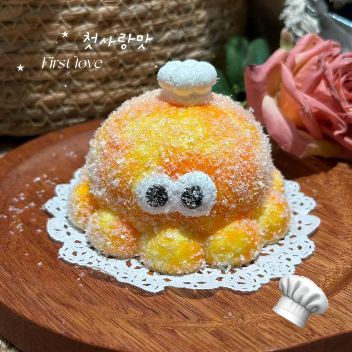 Octopus Chef Bread Squishy Toy - image 1