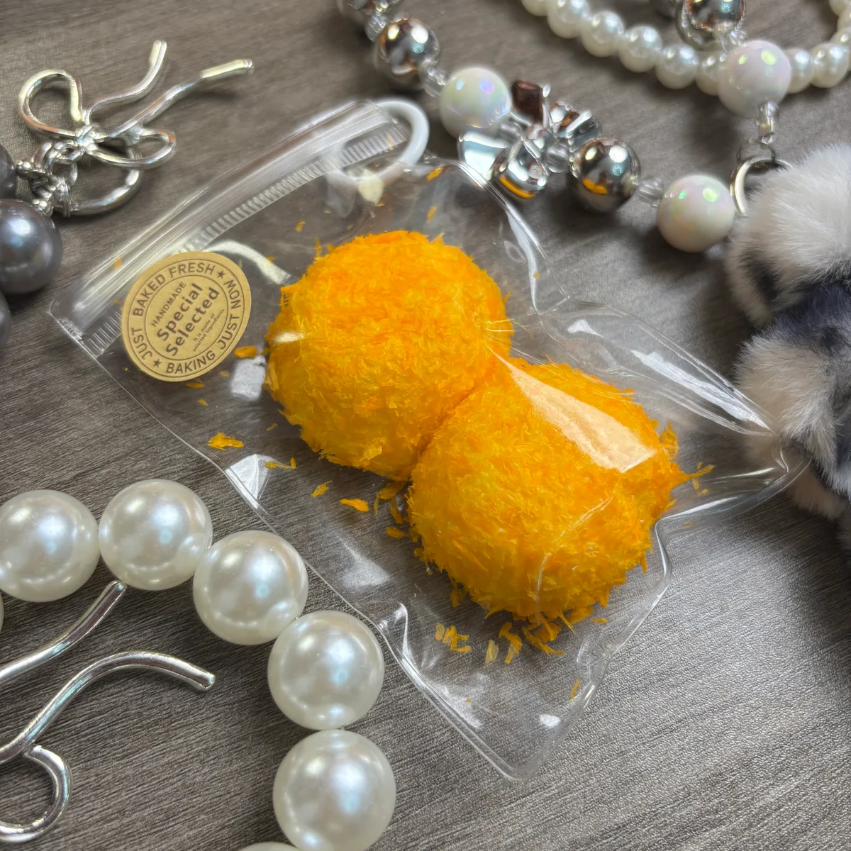 Fried Mini Ball Squishy Toy