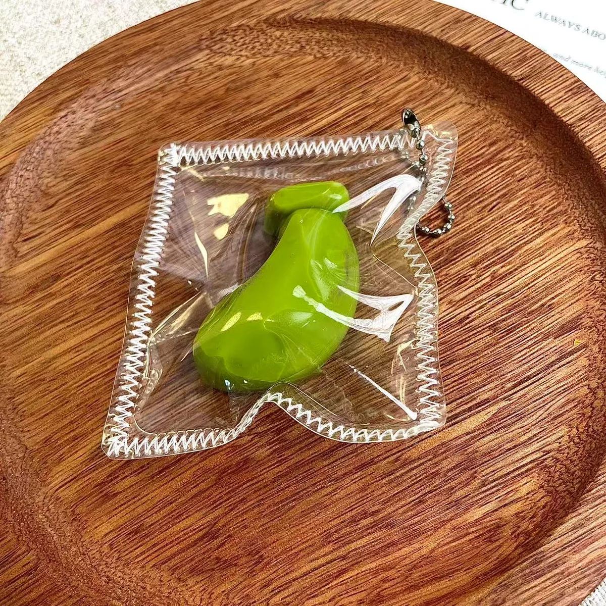 Mini Green Banana Charm Squishy