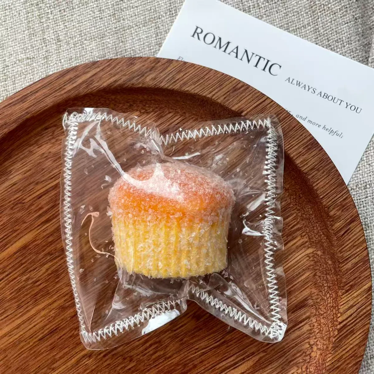 Fuzzy Mini Cake Charm Squishy - image 1