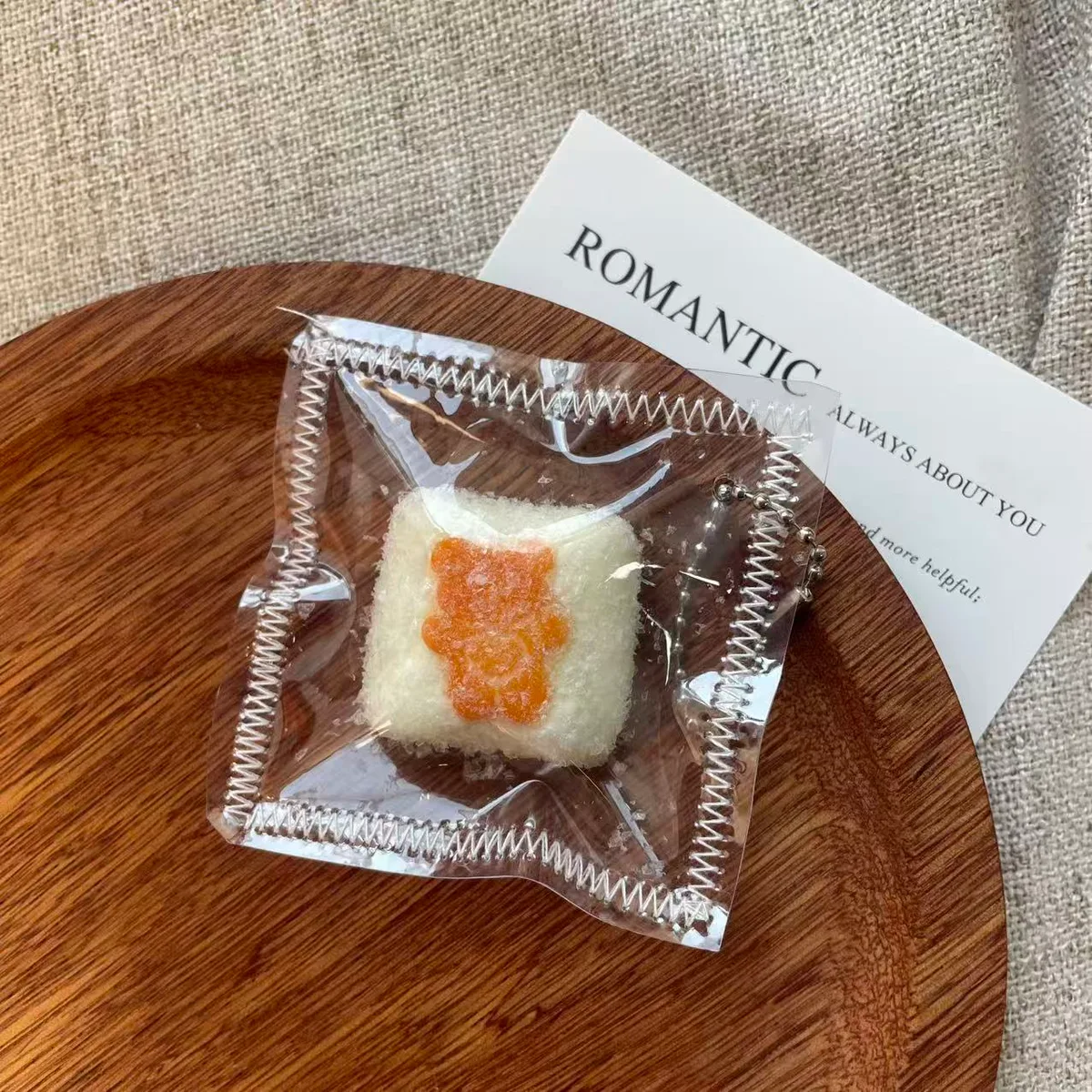 Bear Marshmallow Charm Squishy - image 1