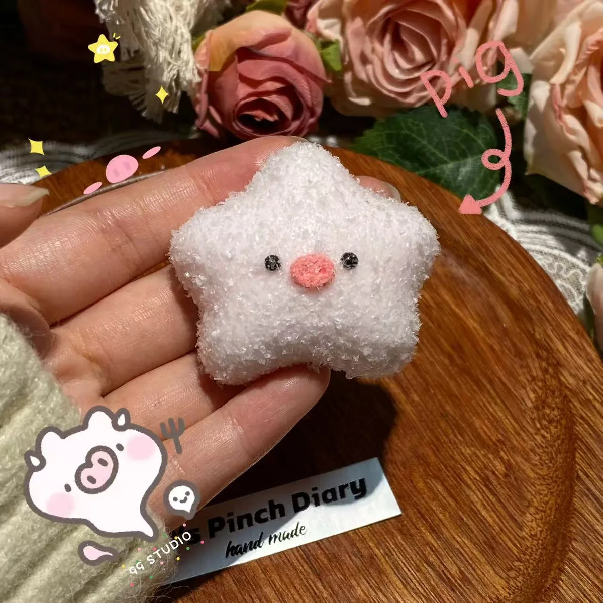 Piggy Star Charm Squishy - image 1