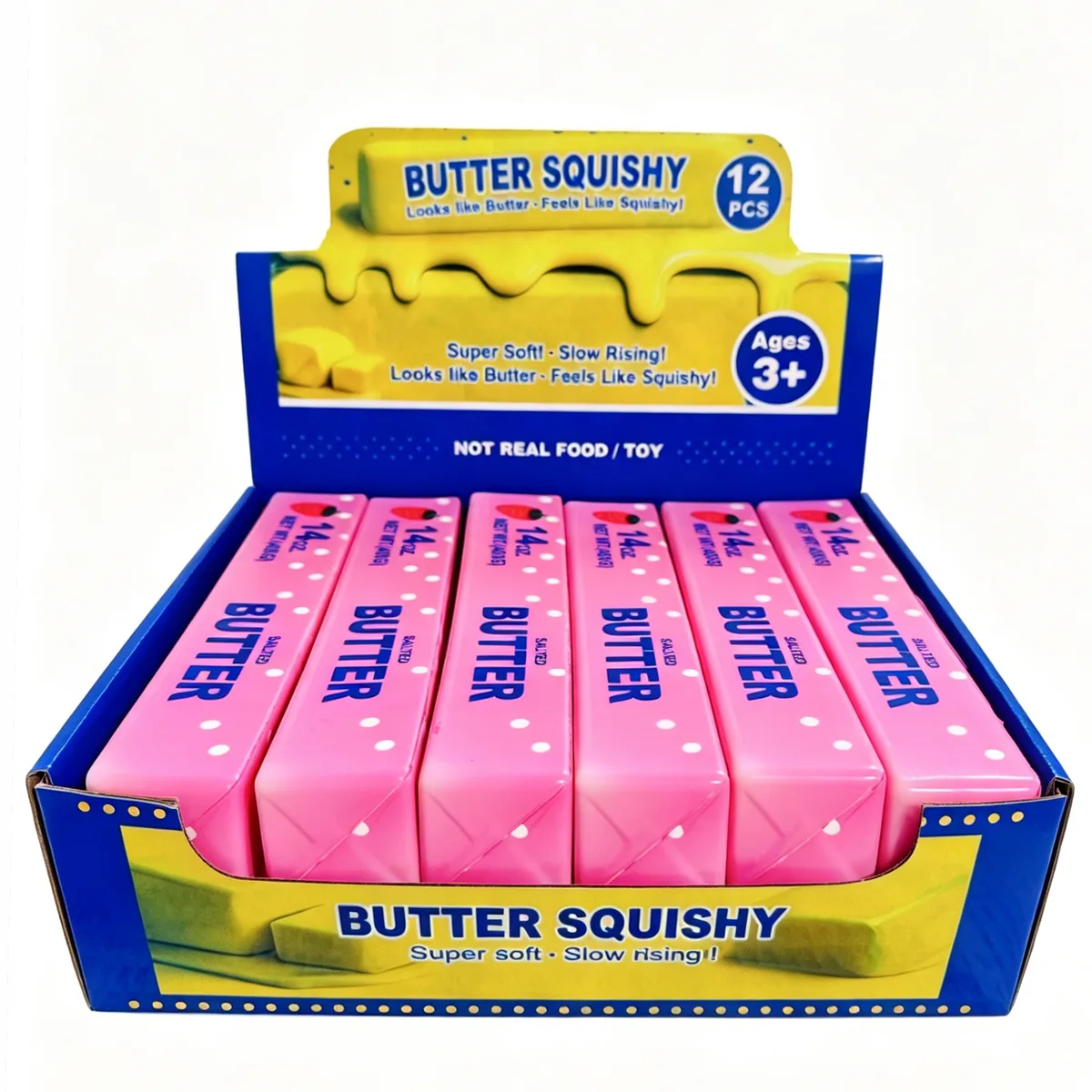 24cm Medium Strawberry Butter Stick Squishy Toy