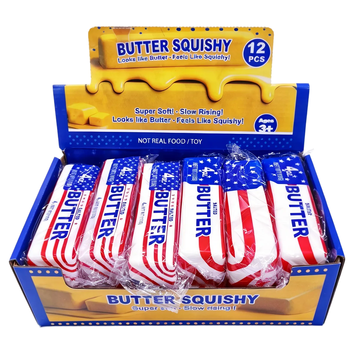 14cm American Style Butter Stick Squishy Toy
