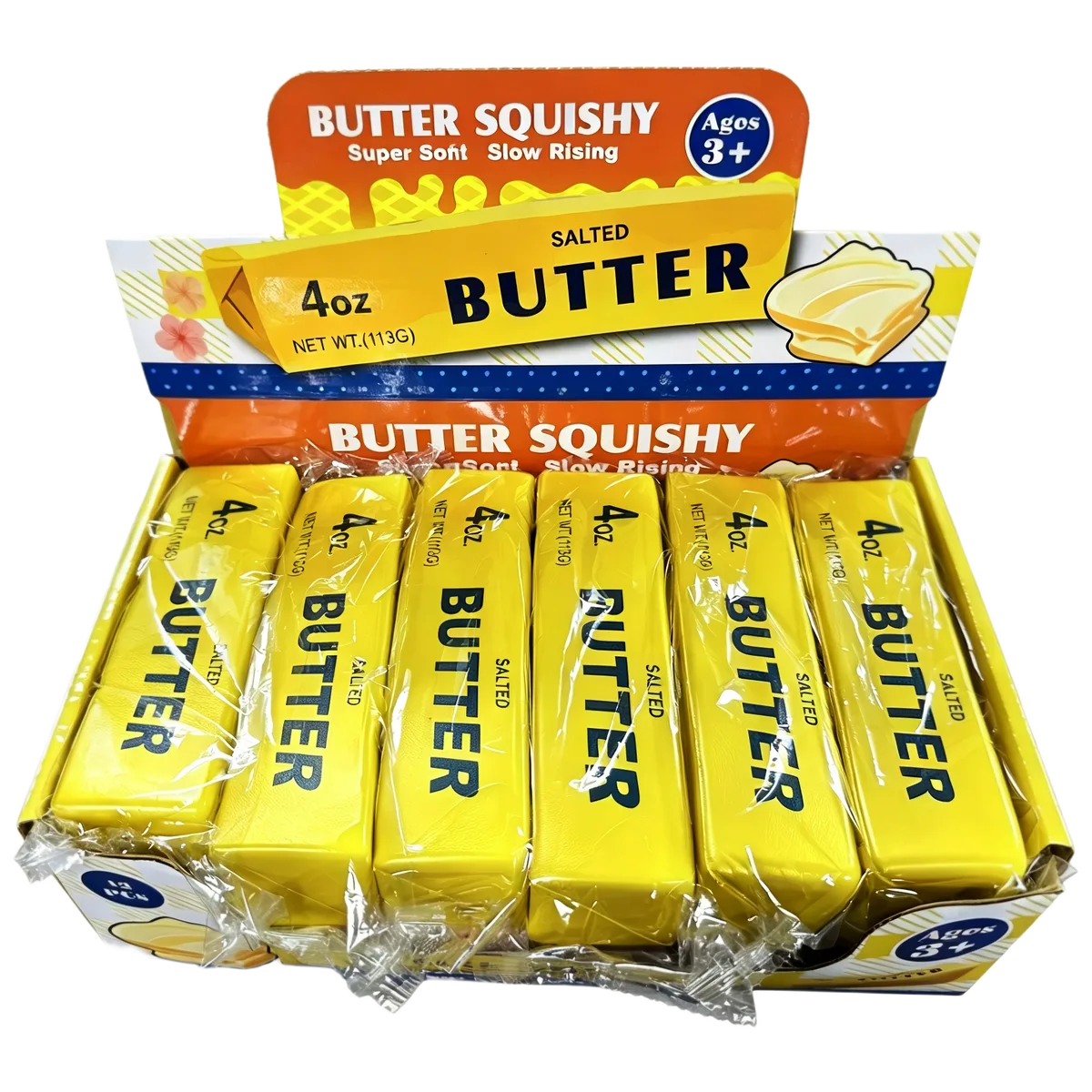 14cm Gold Butter Stick Squishy Toy