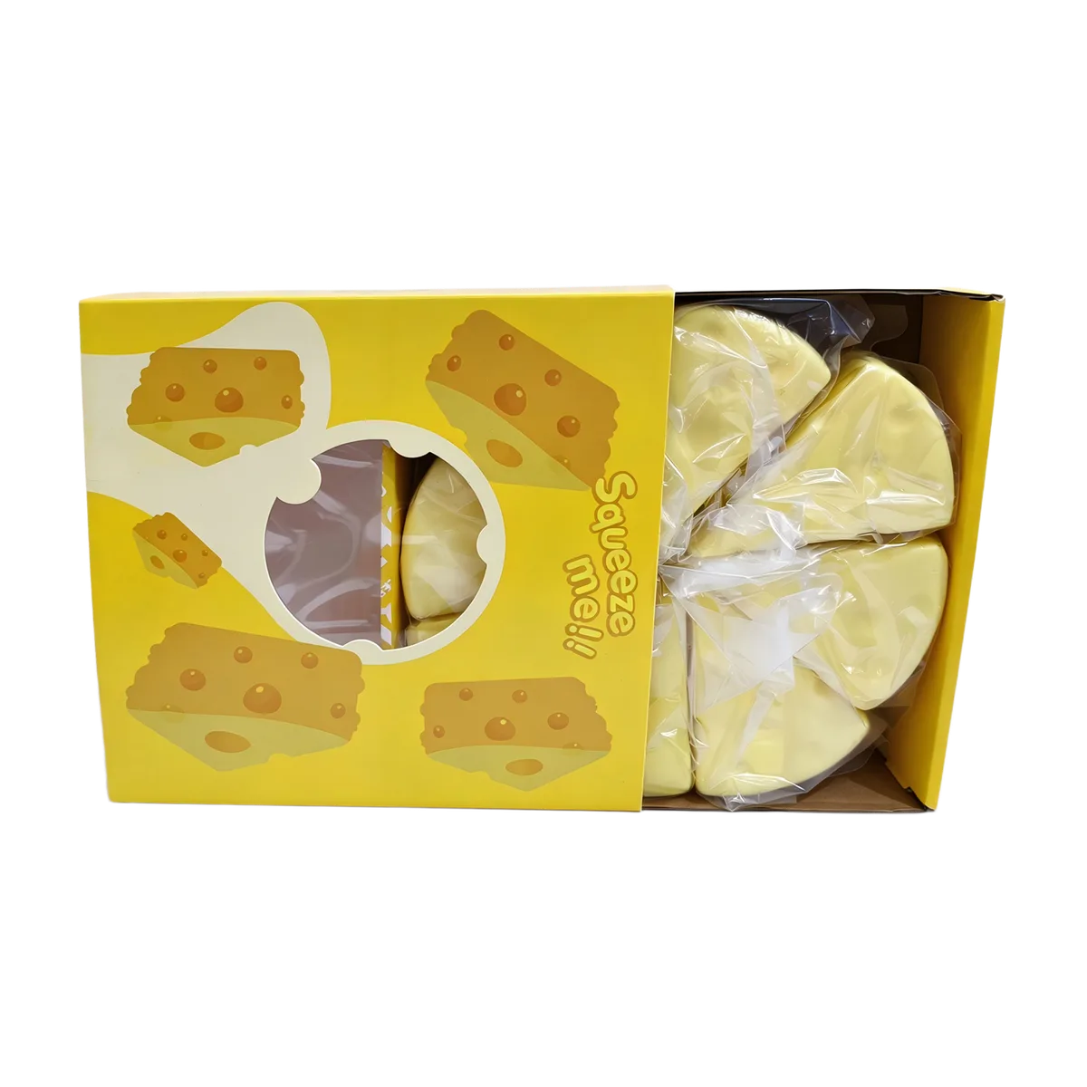 Big Triangle Cheese Block Squishy Toy