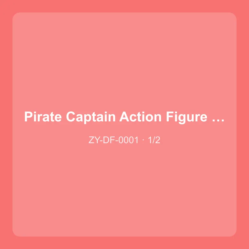 Pirate Captain Action Figure 28cm Articulated
