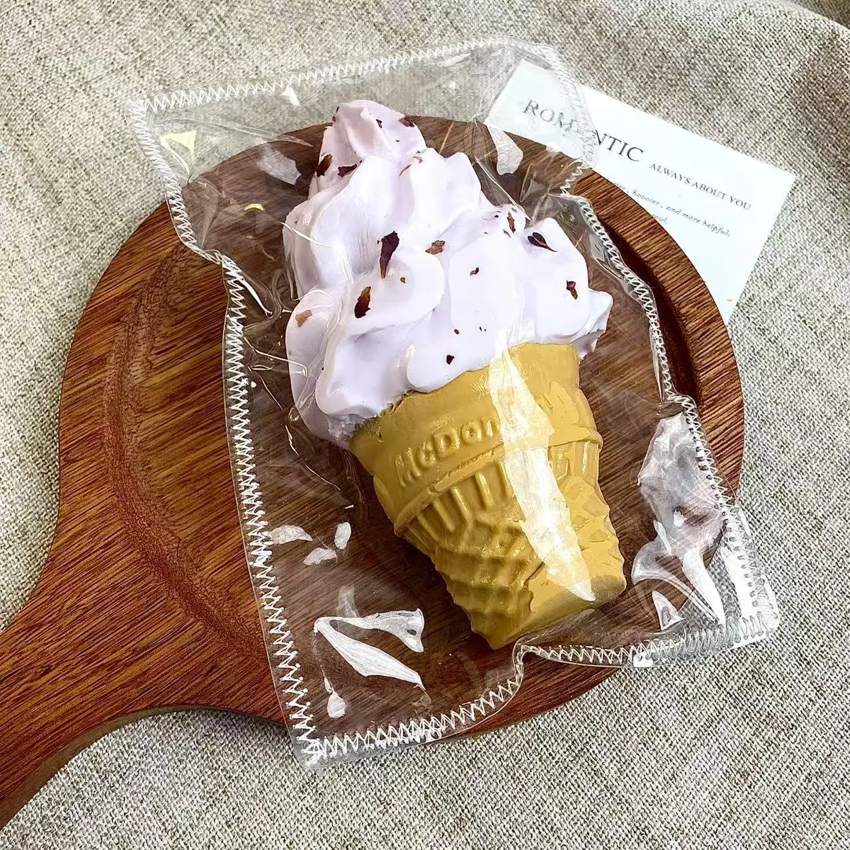 Blueberry Jumbo Ice Cream Cone Squishy Toy - image 1