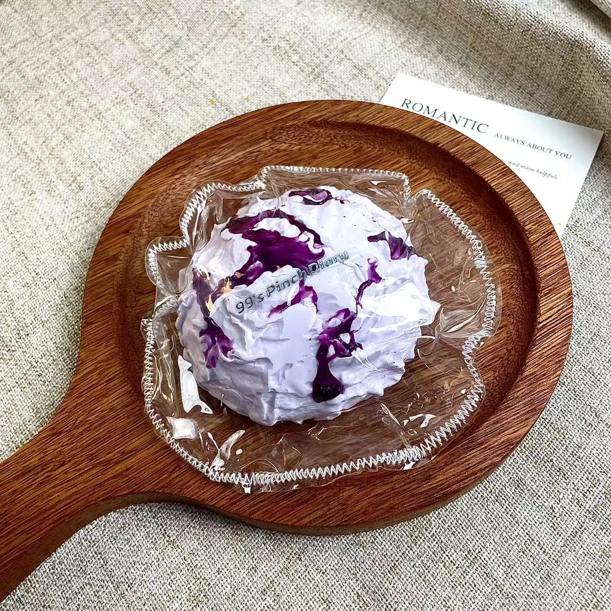 Blueberry Lava Milk Bun Squishy Toy - image 1