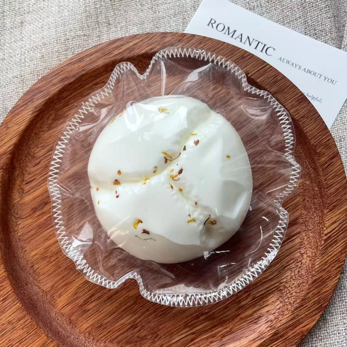 Osmanthus Handmade Steamed Bun Squishy Toy - image 1