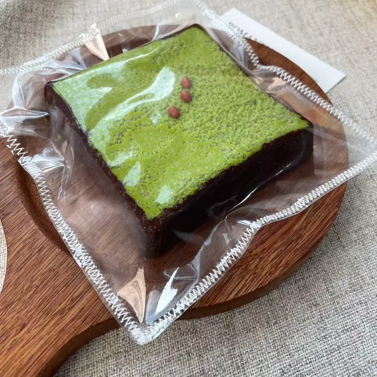 Chocolate Red Bean Matcha Toast Squishy Toy - image 1